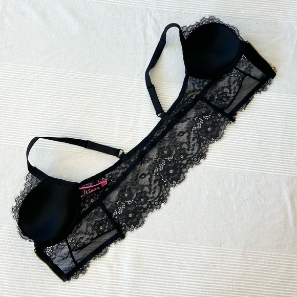 La Senza Longline Lace Bra Top - Picture 7 of 9